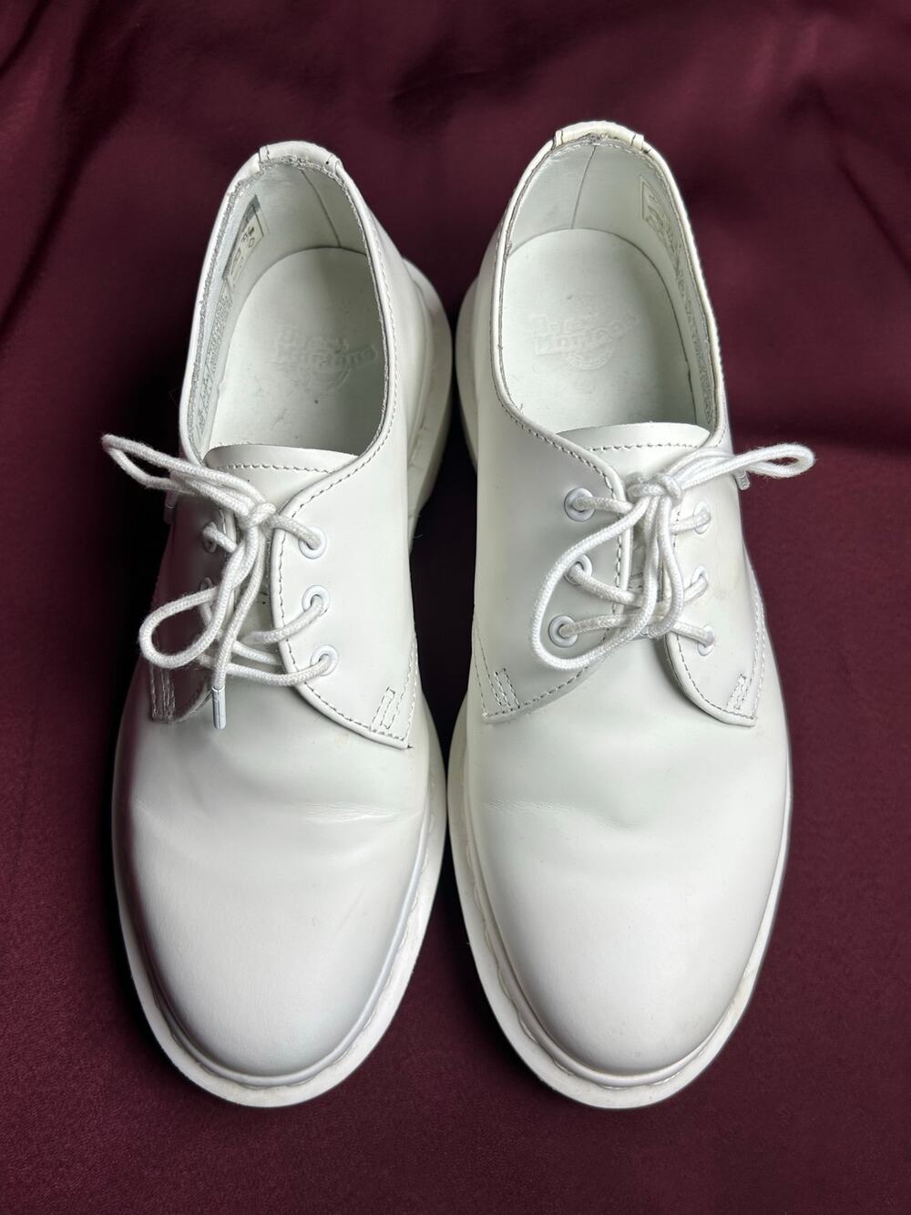 Dr. Martens 1461 Mono Smooth Leather Oxford Shoes brides wedding  Sz EU38 / US7
